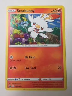 SCORBUNNY SWSH071 Sword & Shield Promo Pokemon Card Near Mint - Image 1