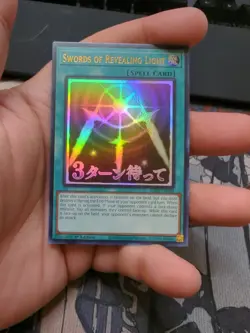 Konami Swords of Revealing Light RA05-EN109 Spell Card Holo 1st Edition - Image 1