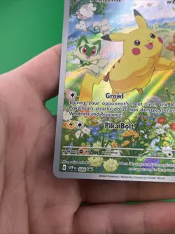 Pokemon TCG: Pikachu 088 Scarlet & Violet Promo Card Holo Full Art NM - Image 5