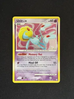 Pokemon Uxie Holo Card 18/123 Mysterious Treasures Rare NM - Image 1