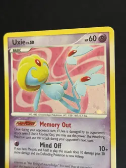 Pokemon Uxie Holo Card 18/123 Mysterious Treasures Rare NM - Image 4