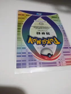 Mint/Nm Glossy Ampharos Sticker Card Topps Johto Series 1 Rare 26 Of 62 #181 - Image 5
