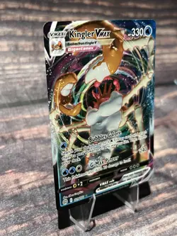 Kingler VMAX 029/172 Ultra Rare SWSH09: Brilliant Stars Pokemon Card - Image 2