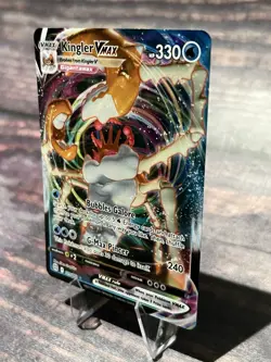 Kingler VMAX 029/172 Ultra Rare SWSH09: Brilliant Stars Pokemon Card - Image 3