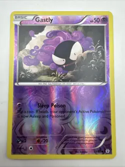 Pokemon TCG Generations Gastly Reverse Holo Card 33/83 - Image 1