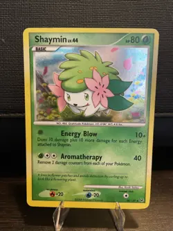 Pokemon TCG Shaymin Platinum Holo Rare Card 38/127 - Image 1