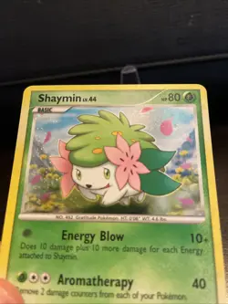 Pokemon TCG Shaymin Platinum Holo Rare Card 38/127 - Image 2