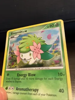 Pokemon TCG Shaymin Platinum Holo Rare Card 38/127 - Image 3