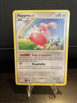 Happiny 76/127 Platinum Common Pokemon Card - Image 1