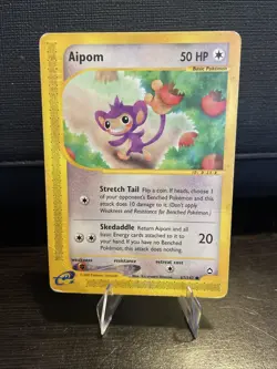 Aipom Common Aquapolis Pokemon Card 67/147 - Image 1