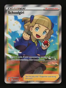 Schoolgirl 262/264 Holo Ultra Rare Fusion Strike Pokemon Cards - Image 1