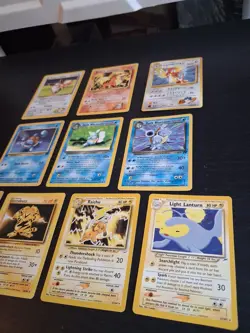 Pokemon Base Set (LOT of 10) Non Holo Trainer Badge Cards - Image 3