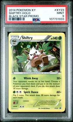 Shiftry 2015 XY Black Star Promo #XY23 Pokemon Trading Card PSA 9 - Image 1