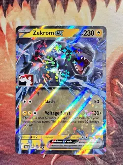 Zekrom ex 034/086 Play! Pokemon Prize Pack Series 8 Play Stamp Card Black Bolt - Image 1