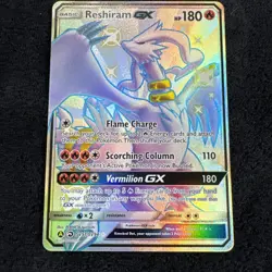 Pokemon TCG Hidden Fates Reshiram GX SV51/SV94 Shiny Card NM Condition - Image 1