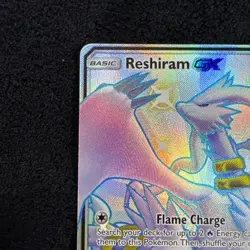 Pokemon TCG Hidden Fates Reshiram GX SV51/SV94 Shiny Card NM Condition - Image 5