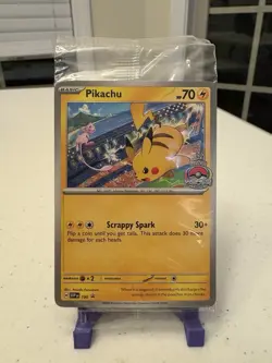 Pokemon Black Star Promos World Championship 2024 Pikachu SVP 190 Sealed - Image 1