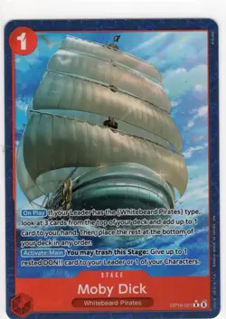 OP16-021 Moby Dick R Alt Art The Time To Battle One Piece TCG English Card - Image 1
