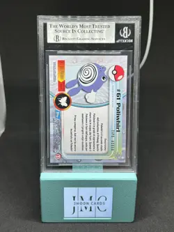 1999 Topps FOIL #61 Poliwhirl Pokemon Official Trading Cards Series 1 Blue Label - Image 2