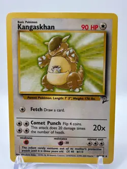 Kangaskhan 26/130 - Base Set 2 - Rare Pokemon TCG Card - Non-Holo - Vintage NM - Image 1