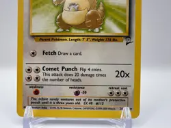 Kangaskhan 26/130 - Base Set 2 - Rare Pokemon TCG Card - Non-Holo - Vintage NM - Image 3