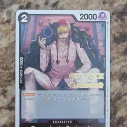 Bandai One Piece CCG Donquixote Rosinante Promo Blocker Card ST04-7 2000 English - Image 1