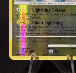 Manectric Lv.38 28/123 Holo Rare Pokemon Card - Diamond & Pearl Era 2007 - Image 5