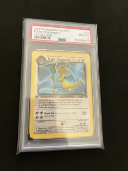 1st Edition Dragonite 22/82 PSA 8 MINT/NM Vintage WOTC Pokemon Cards Holo Rare - Image 4