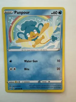 ~5 cards - Cute Pokemon with rainbows~ Pokemon TCG - Pikachu, Panpour, Aipom - Image 4