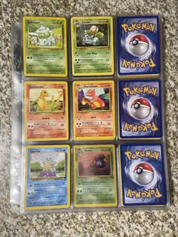 Vintage Pokemon 80+ Card Binder Lot WOTC Base Jungle Fossil NO DUP’s - Image 1