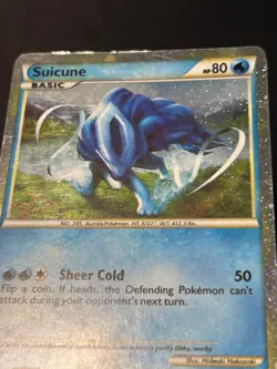 Pokemon Card - Suicune HGSS Black Star Promos HGSS21 Promo - Image 3