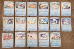 Pokemon Scarlet & Violet Complete Common Uncommon Energy 1 Holo 174 Card Lot NM - Image 3