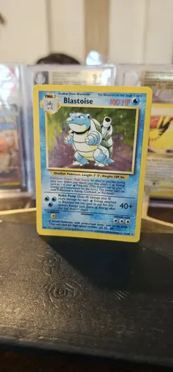 Blastoise 2/102 Base Set WOTC 1999 Pokemon Card Holo Rare Unlimited LP - Image 1