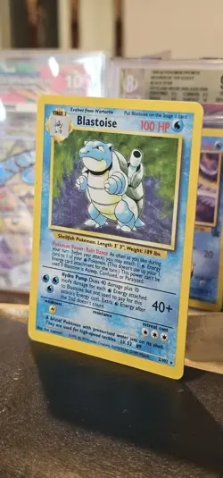 Blastoise 2/102 Base Set WOTC 1999 Pokemon Card Holo Rare Unlimited LP - Image 3