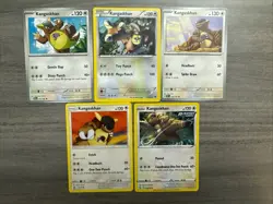 Kangaskhan Pokemon Card Collection Lot Of 9 With Holo, Reverse Holo And EX! - Image 3