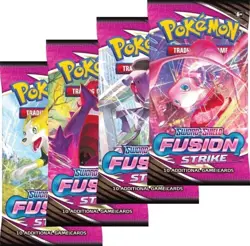 Pokemon TCG: Sword & Shield-Fusion Strike Booster Pack - 10 Cards - Random Art - Image 1