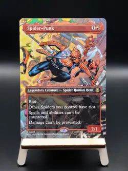 Spider-Punk (Borderless) - #207 - Rare - Marvel's Spider-Man - SPM - Image 1