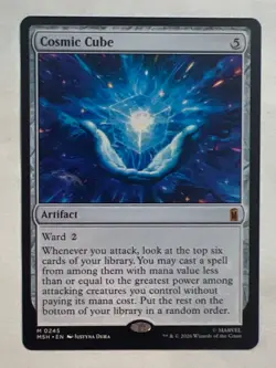 MTG - Cosmic Cube - Marvel Super Heroes - Mythic - NM - Magic the Gathering - Image 1