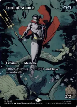Lord of Atlantis (Borderless) 56 Marvel Universe Eternal-Legal MTG NM - Image 1