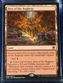 Den of the Bugbear AFR 254 Adventures in the Forgotten Realms Magic MTG Rare NM - Image 1