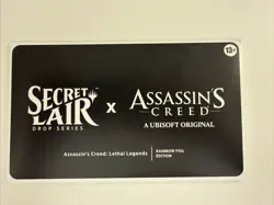 Magic the Gathering MTG Secret Lair x Assassins Creed: Lethal Legends Foil - Image 1