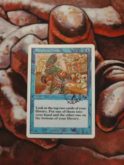 *ARTIST PROOF* Sleight of Hand Phil Foglio Signed Magic the Gathering - Image 1