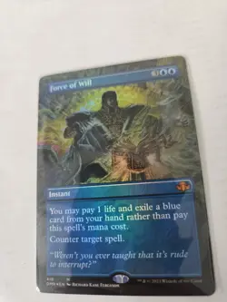 Force of Will (Borderless) Dominaria Remastered Foil - Image 1