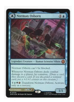 Norman Osborn / Green Goblin | FOIL | NM | MTG | 0039 | Mythic | SPM - Image 1