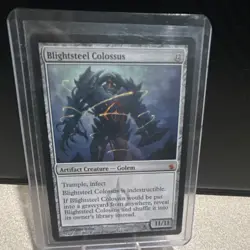 Wizards of the Coast MTG Blightsteel Colossus 99 Mythic Regular - Image 1