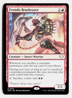 Evendo Brushrazer 10 Rare Commander: Edge of Eternities Magic: The Gathering - Image 1