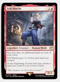 Zell Dincht 170 Rare FINAL FANTASY Magic: The Gathering - Image 1