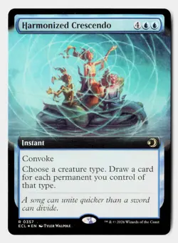Harmonized Crescendo (Extended Art) 357 ECL Magic: The Gathering Foil - Image 1