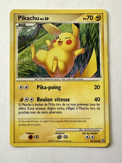 Carte Pokemon - JCC - Pikachu - 70/100 - Francais - Image 1