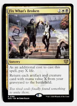 Fix What's Broken 188 Rare Secrets of Strixhaven Magic: The Gathering - Image 1